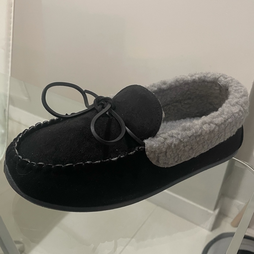 COPY - Deer stags  slipperooz indoor outdoor slip ons slipper moccasin shoes me…